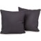 Set 2 fete de perna 90 x 90 cm bumbac ranforce gri antracit