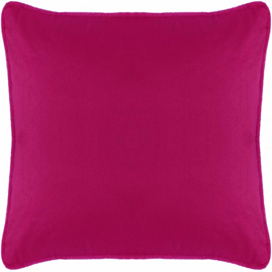 Set 2 fete de perna 40x40 bumbac ranforce roz  siclam