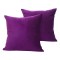 Set 2 fete de perna 40x40 cm bumbac ranforce mov aprins