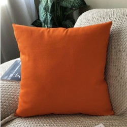 Set 2 fete de perna 40x40 cm bumbac ranforce orange deschis
