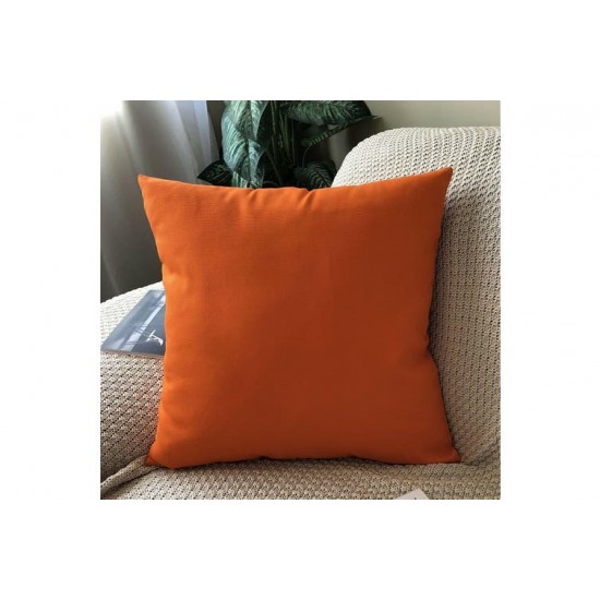 Set 2 fete de perna 40x40 cm bumbac ranforce orange deschis