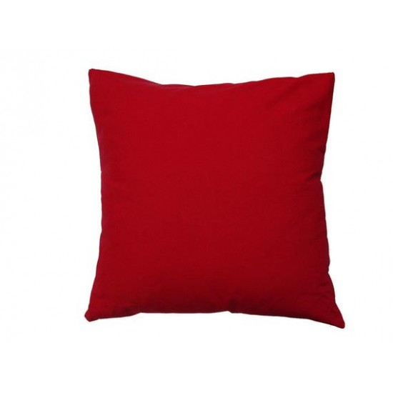 Set 2 fete de perna 40x40 cm bumbac ranforce rosu aprins