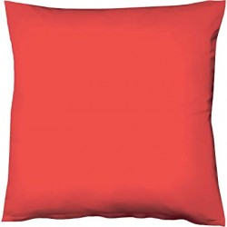 Set 2 fete de perna 40x40 cm bumbac ranforce rosu deschis