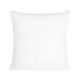 Set 2 fete de perna 40x40 cm bumbac ranforce alb uni