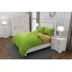 Set 2 fete de perna 70x70 cm bumbac ranforce verde deschis