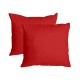 Set 2 fete de perna 40x40 cm bumbac ranforce rosu inchis