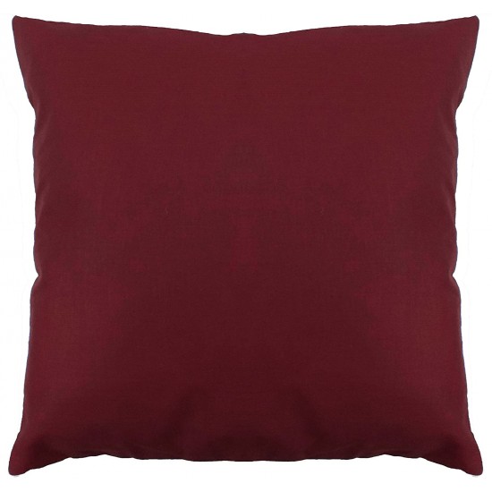 Set 2 fete de perna 40x40 cm bumbac ranforce visiniu