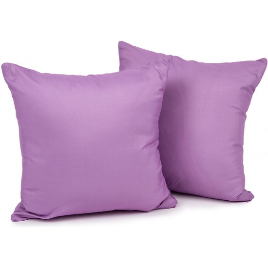 Set 2 fete de perna 35 x 35 cm bumbac ranforce mov lavanda