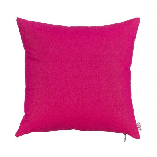 Set 2 fete de perna 40x40 cm bumbac ranforce fucsia
