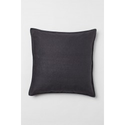 Set 2 fete de perna 40x40 cm bumbac ranforce gri inchis