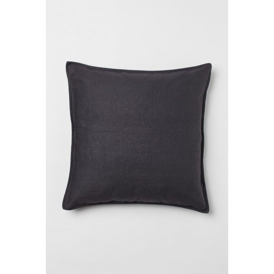 Set 2 fete de perna 40x40 cm bumbac ranforce gri inchis