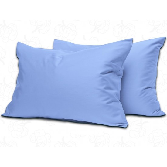Set 2 fete de perna 50x70 cm bumbac ranforce  sky blue