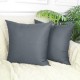 Set 2 fete de perna 40x40 cm bumbac ranforce , Gri Petrol 
