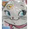 Set 2 fete de perna 40x40 cm bumbac ranforce , Desene Animate ,Pisicile Aristocrate