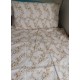 Set 2 fete de perna bumbac ranforce 5 D , 70 X 70 cm ,model floral 