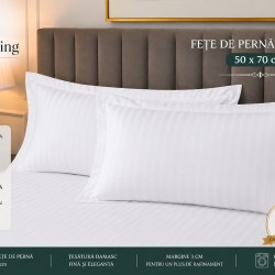 Set 2 fete de perna 50x70 cm  damasc  lux ,  in cutie eleganta de carton  speciala pentru cadouri 
