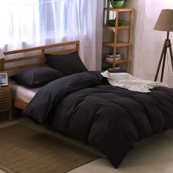 Cearceaf pilota 2 persoane 220x200 cm ranforce lux negru