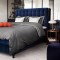 Cearceaf pilota 2 persoane 200x200 cm ranforce lux gri inchis