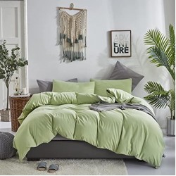 Cearceaf pilota 2 persoane 200x200 cm ranforce lux , verde deschis 