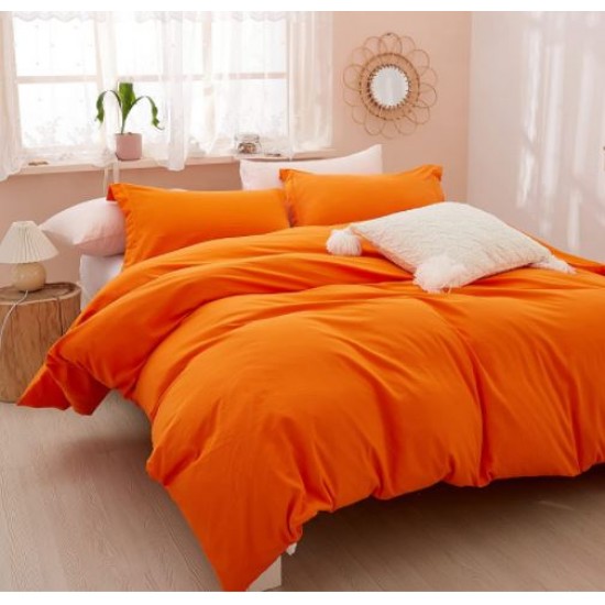 Husa pilota din bumbac ranforce 240 x240 cm orange uni