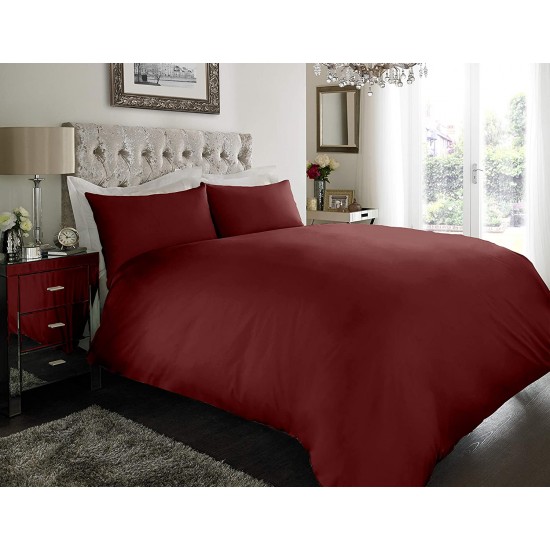 Cearceaf pilota 2 persoane 200x200 cm ranforce lux grena