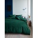 Cearceaf pilota 2 persoane 240x240 cm ranforce lux verde inchis