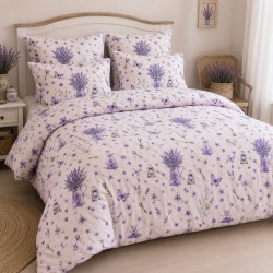 Husa pilota  bumbac ranforce,  240 x240 cm , Model Lavanda 