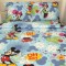 Lenjerie de Pat, Bumbac Ranforce , 2 persoane, 250 x 240 , 50X70, 220X200, 4 piese ,  desene animate 