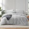 Lenjerie de Pat, Bumbac Ranforce   ,250 x 240 cm, 50X70,  200 X 200,  4 piese,  Light Grey