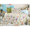 Lenjerie de Pat, Bumbac Ranforce  , 250 x 240 , 50X70,  220 X 200, 4 piese , cu model   pentru copii Dinozaurii Veseli 2